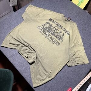 VTG 2005 Harley Davidson Wrecking Crew Tee Size 3X Faded And Distressed Grunge